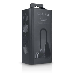 Saiz Premium - automatická pumpa na vagínu (priehľadná-čierna)