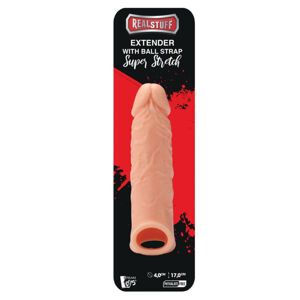 RealStuff Extender 6,5 - návlek na penis - prírodný (17 cm)