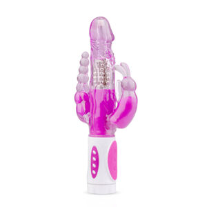 Easytoys Raving Rabbit - 3 zubový vibrátor (ružový)