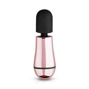 Rosy Gold Mini Wand - nabíjateľný masážny vibrátor (rosegold)