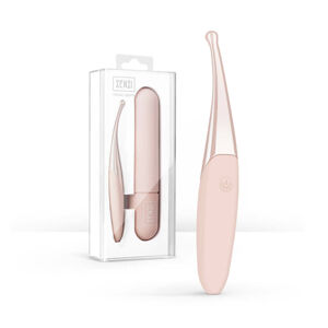Senzi - nabíjací, vodotesný vibrátor na klitoris (svetlo ružový)