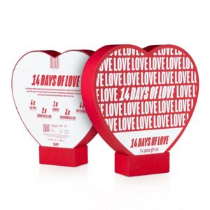 LoveBoxxx 14 dní lásky - šťavnatá sada vibrátorov pre páry (červená)