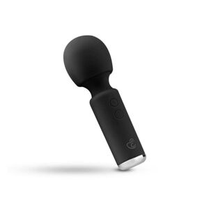 Easytoys Wonder Wand - rechargeable, mini massaging vibrator (black)