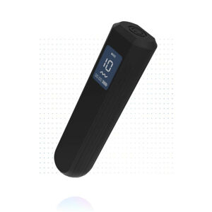 BLAQ - Rechargeable, Digital Bullet Vibrator (Black)