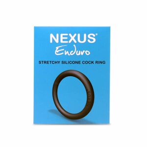 Nexus Enduro - silikónový krúžok na penis (čierny)