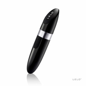 LELO Mia 2 - cestovný vibrátor v tvare rúžu (čierny)