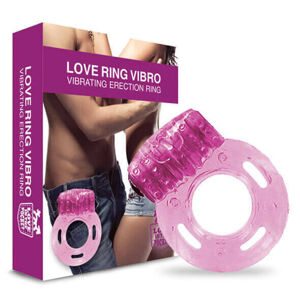 Love in the Pocket - jednorázový vibračný krúžok na penis (ružový)