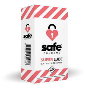 SAFE Super Lube - extra klzké kondómy (10 ks)
