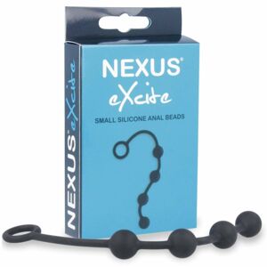 Nexus Excite - malé análne guličky (4 guličky) - čierne