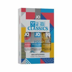JO System Classics – súprava rôznych lubrikantov (3ks)