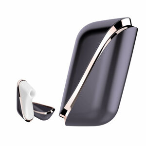Satisfyer Traveler - cestovný akumulátorový stimulátor klitorisu (čierno-biely)