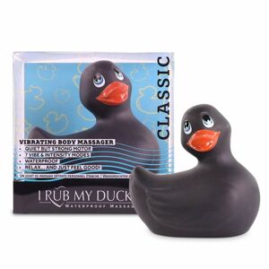 My Duckie Classic 2.0 - vibrátor na klitoris - hravá vodotesná kačička (čierna)