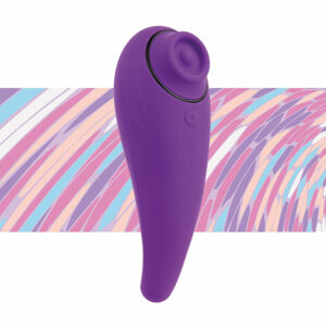 FEELZTOYS Femmegasm - dobíjací, vodotesný vaginálny a klitorálny vibrátor (fialový)