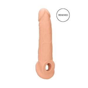 21,5 cm návlek na penis RealRock Penis Sleeve 9 prírodný