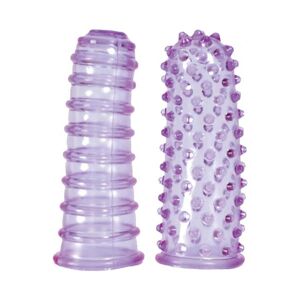 Soft + Bumpy Lust Fingers stimulačné návleky na prst Purple