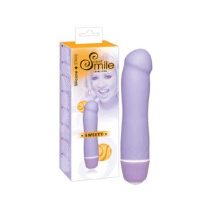 SMILE Sweety - mini vibračný penis (fialový)